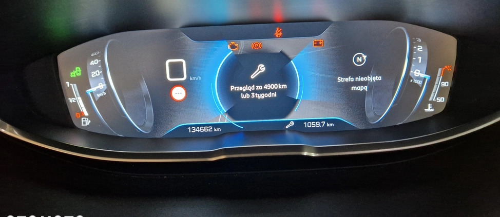 Peugeot 3008 cena 83900 przebieg: 134500, rok produkcji 2017 z Mieszkowice małe 254